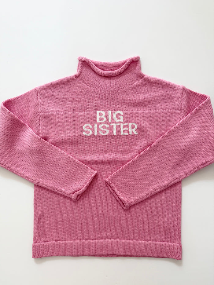 Big Sister Light Pink Knit Sweater (Pre-Order)