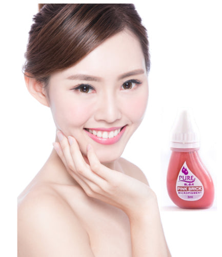 Biotouch Pink Brick Permanent Makeup Pigment 3ml - Ideal For Light To Medium Skin Tones - SD Cosmetics Care
