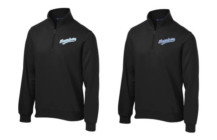 Bombers 1/4 Zip Sweatshirt- 3 Colors