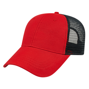CAP AMERICA-RED/BLACK-MESH-ADJ *
