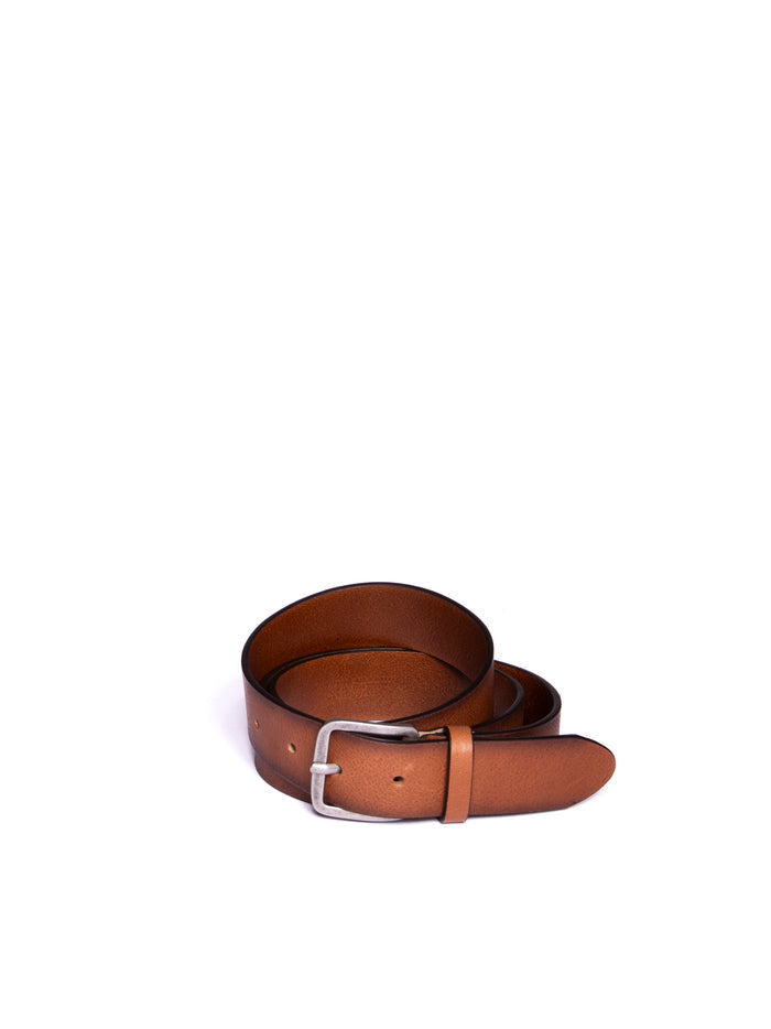 GIANNI CHIARINI Cintura in pelle castagna 99033/04 PELLE-CASTAGNA
