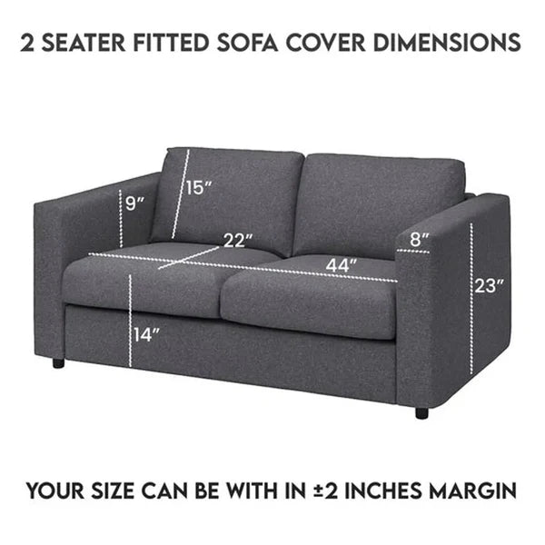 Copper Brown Fitted Bubble Sofa Cover