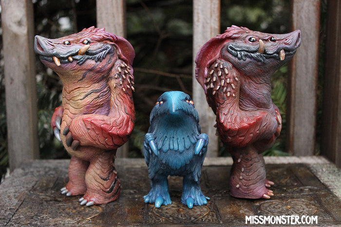 CUSTOM LISTING- HAWGMAW CAST TOY- PAINTED , ONE OF A KIND- STRIPE
