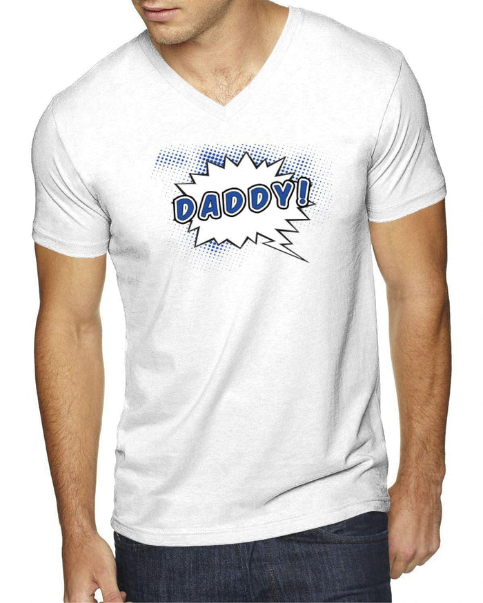 Daddy! Men's Sueded Super Soft V-neck T-shirt - Billyforce Shop