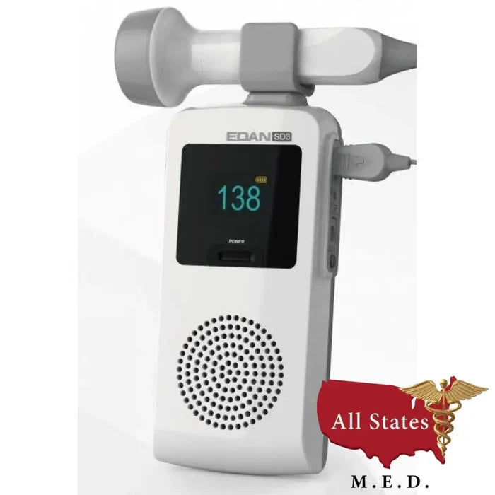 Edan SD3.03 Fetal Ultrasonic Pocket Doppler-Fetal Dopplers-All States M.E.D.