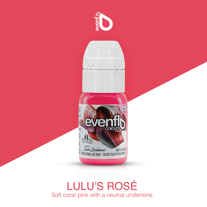 Evenflo Lulu's Rosé Lip Set - Vegan & Cruelty-Free, Sheer Translucent Pigments for Youthful Glow - SD Cosmetics Care