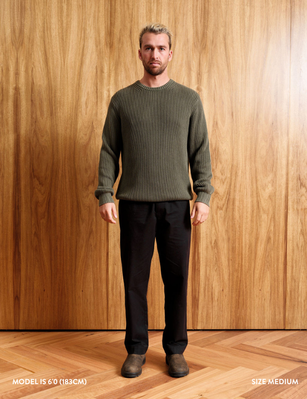 Fisher Relaxed Knit - Fatigue