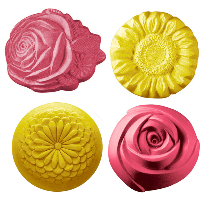 Garden Flower Soap Mold Collection