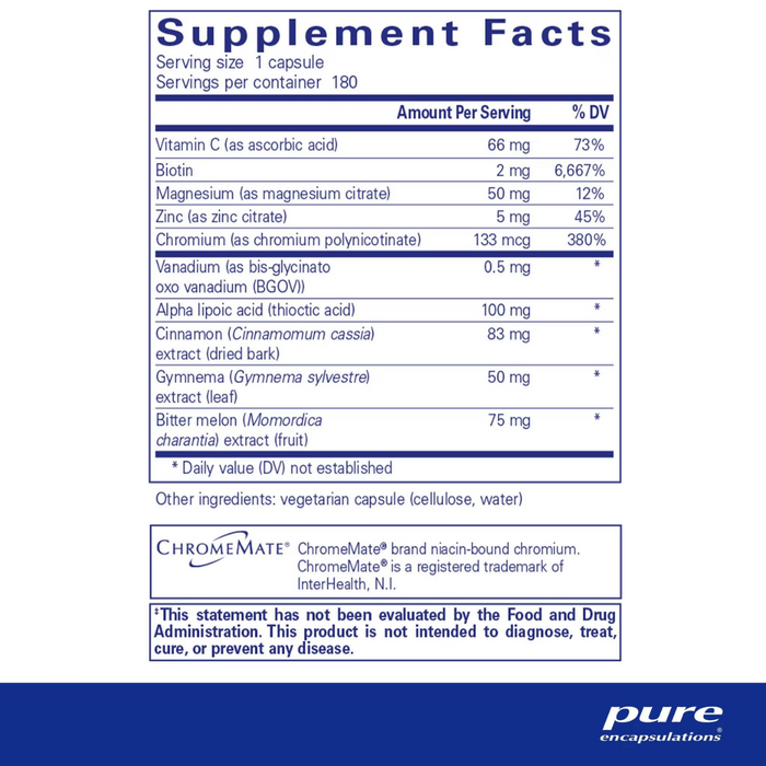 GlucoFunction 180 capsules by Pure Encapsulations