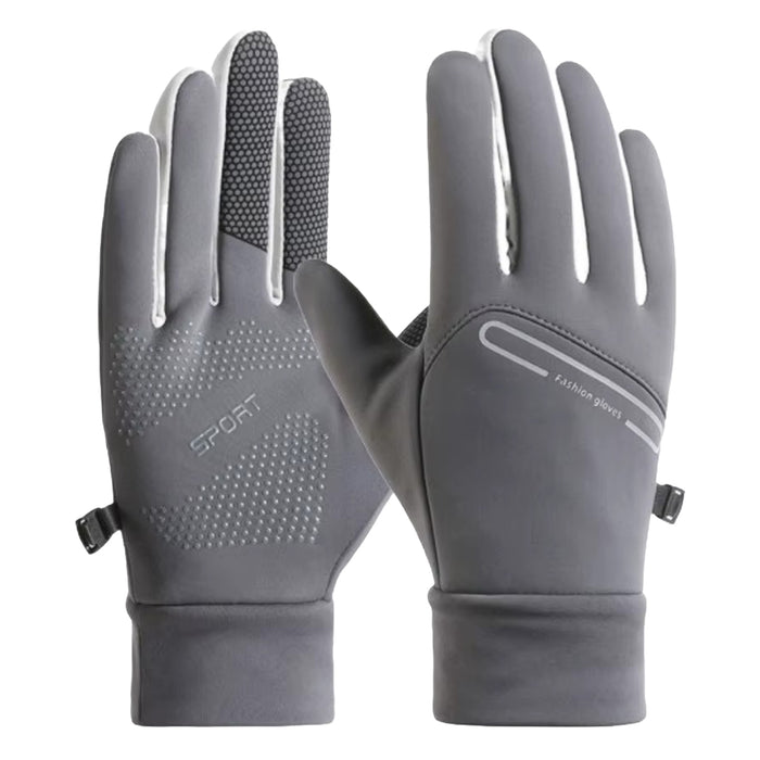 Guantes Térmicos Deportivos Touchscreen Antideslizantes con Forro Polar Unisex