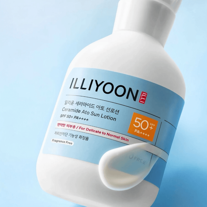 Illiyoon Ceramide Ato Sun Lotion 180ml لوشن إيليون سيراميد أتو الواقي من الشمس - Princess Cosmetics Qatar