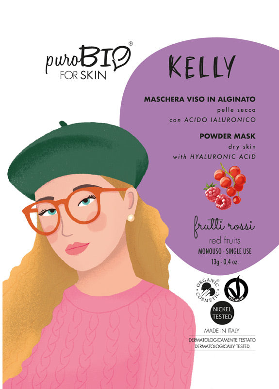 KELLY FACE MASK in ALGINATE - for DRY SKIN