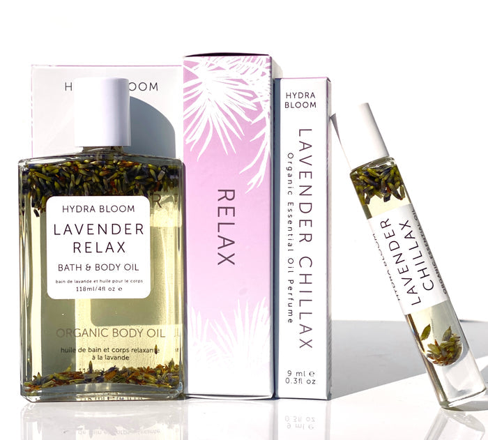 Lavender Relax Body and Bath Oil | Hydra Bloom