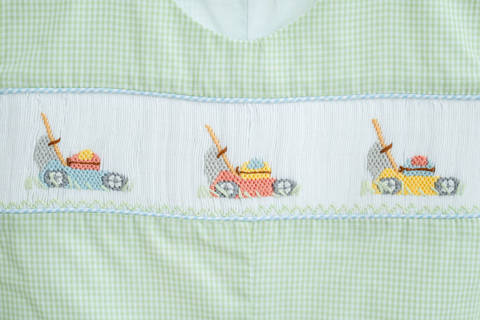 Lawn Mowers Smocked Elliot Bubble