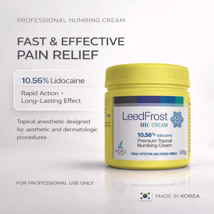 Leed Frost Cream 500g Lidocaine 10.56% Topical Numbing Anaesthetic For Procedures - SD Cosmetics Care