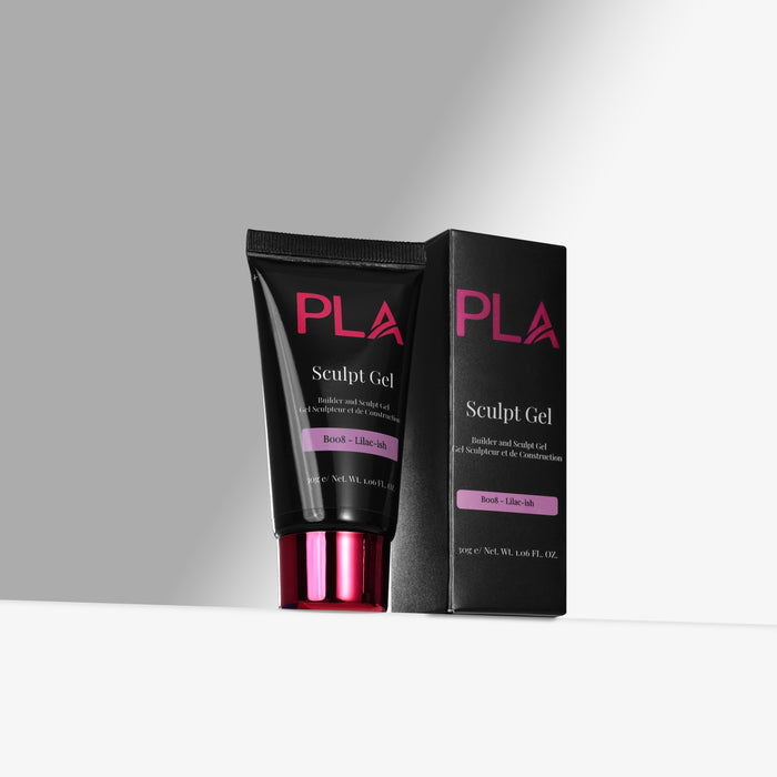 PLA Sculpt Gel black tube and box on a gray background