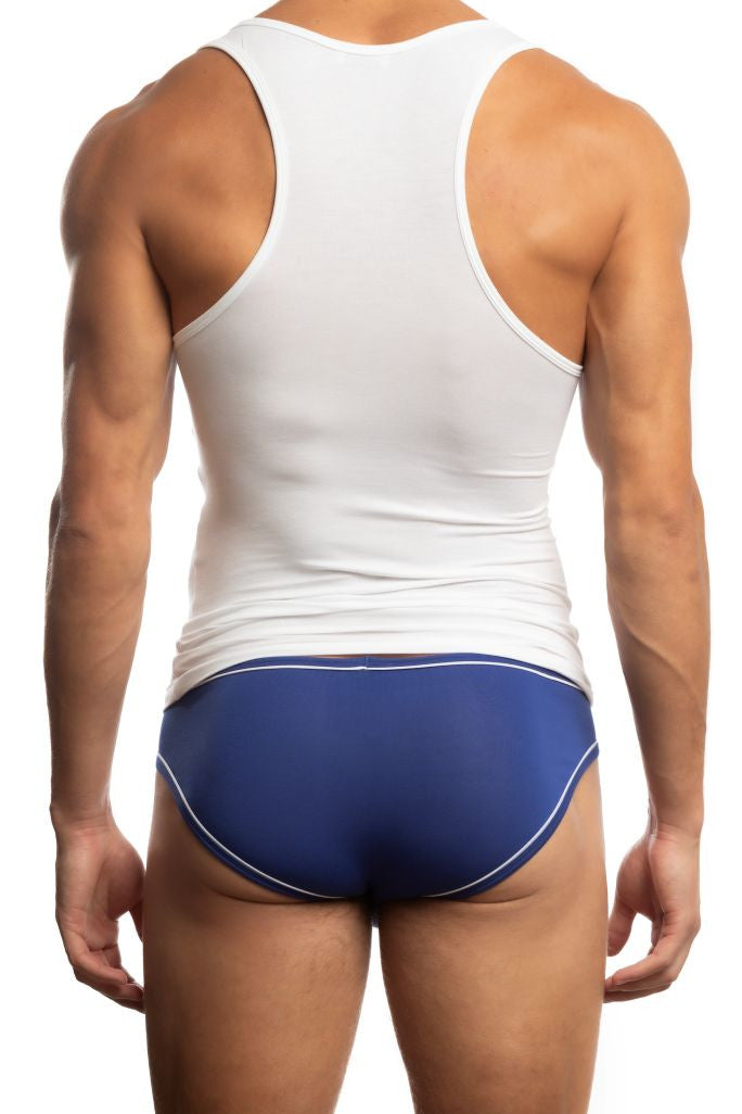 Jack Adams LUX Profile Tank Top in white - premium, sexy, functional tank tops and shorts