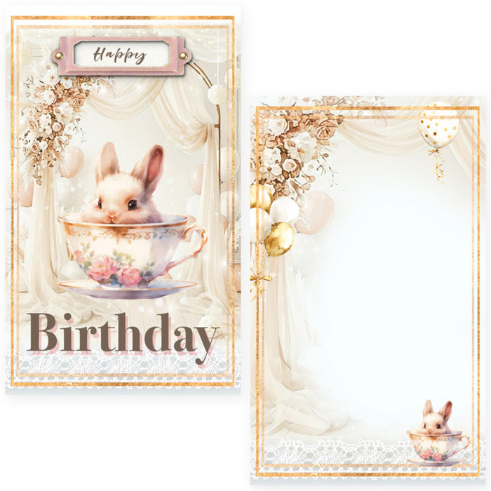 Memory Place - Journal Cards - Happy Birthday - 20/Pkg - 4 Designs/5 Each. Approx. 2.1 x 3.5. Available at Embellish Away located in Bowmanville Ontario Canada.