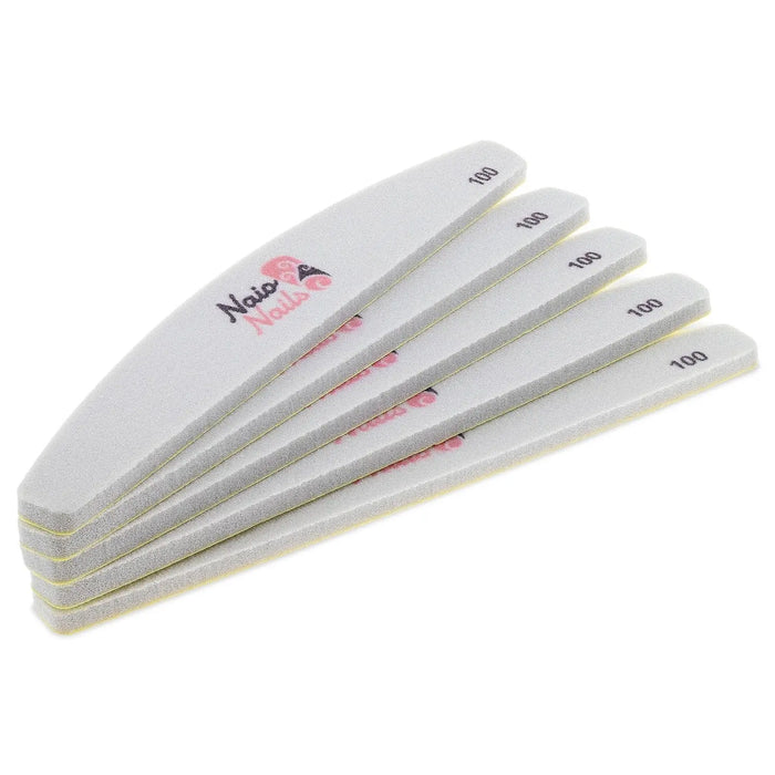 Metal File Buffer Refill - 100 Grit - Pack of 5 Naio Nails