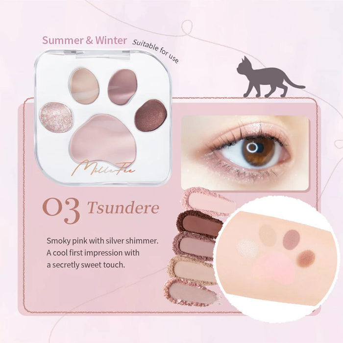 MilleFée Meow Paws Eyeshadow Palette 7 g