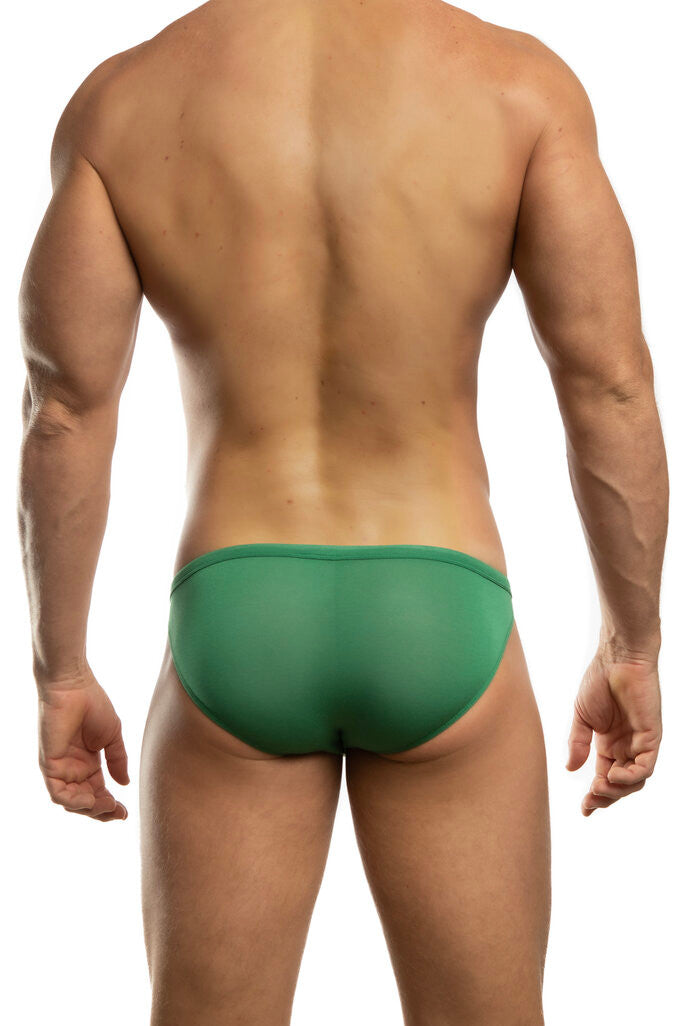 Jack Adams Modal V Cut Muscle Bikini Brief in abundant green - men's sexy, premium, functional underwear, jockstraps and thongs.