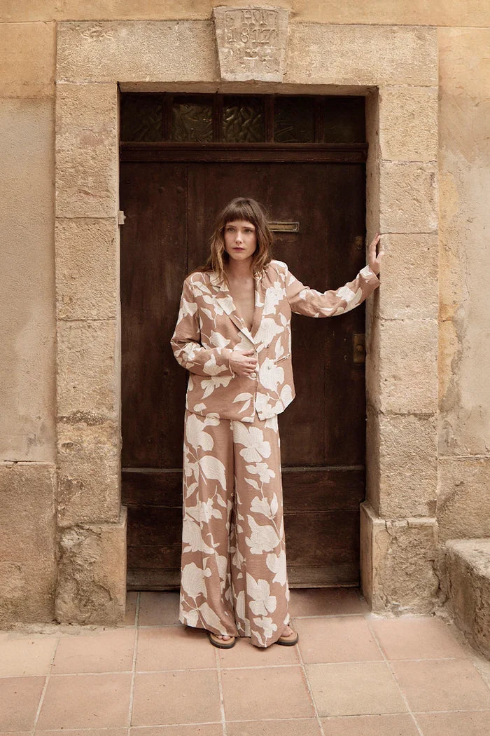 Molly Bracken Printed Wide Leg Pant