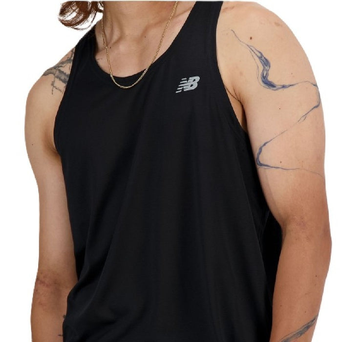 Musculosa New Balance Mt41220bk Hombre