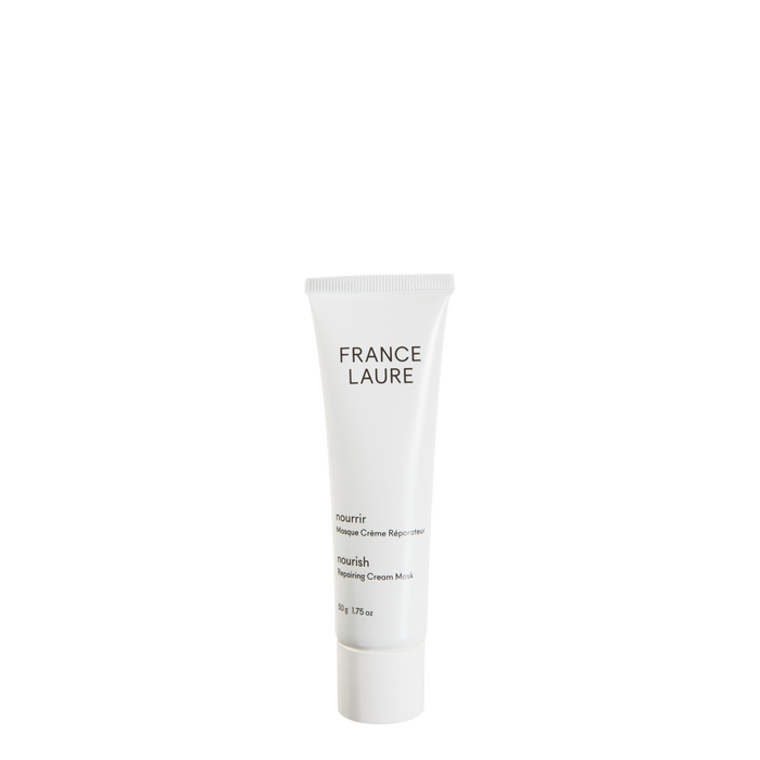 France Laure Nourish Repairing Cream Mask in white tube, 50g – hydrating skincare for all skin types