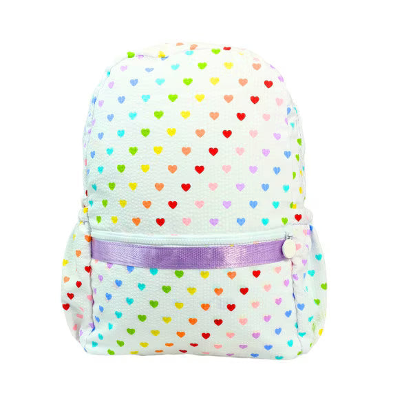 Oh Mint Tiny Hearts Medium Backpack w/Pockets