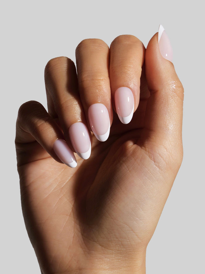 Pink Classic French (Short Almond)