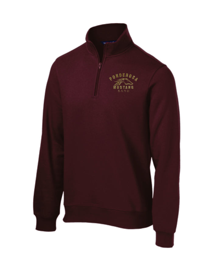 Pondo BAND 1/4 Zip Sweatshirt- Matte or Glitter