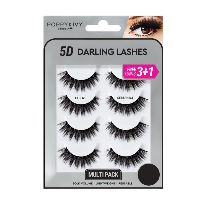 POPPY & IVY 5D Darling Lashes 4 Pairs #ELDL65