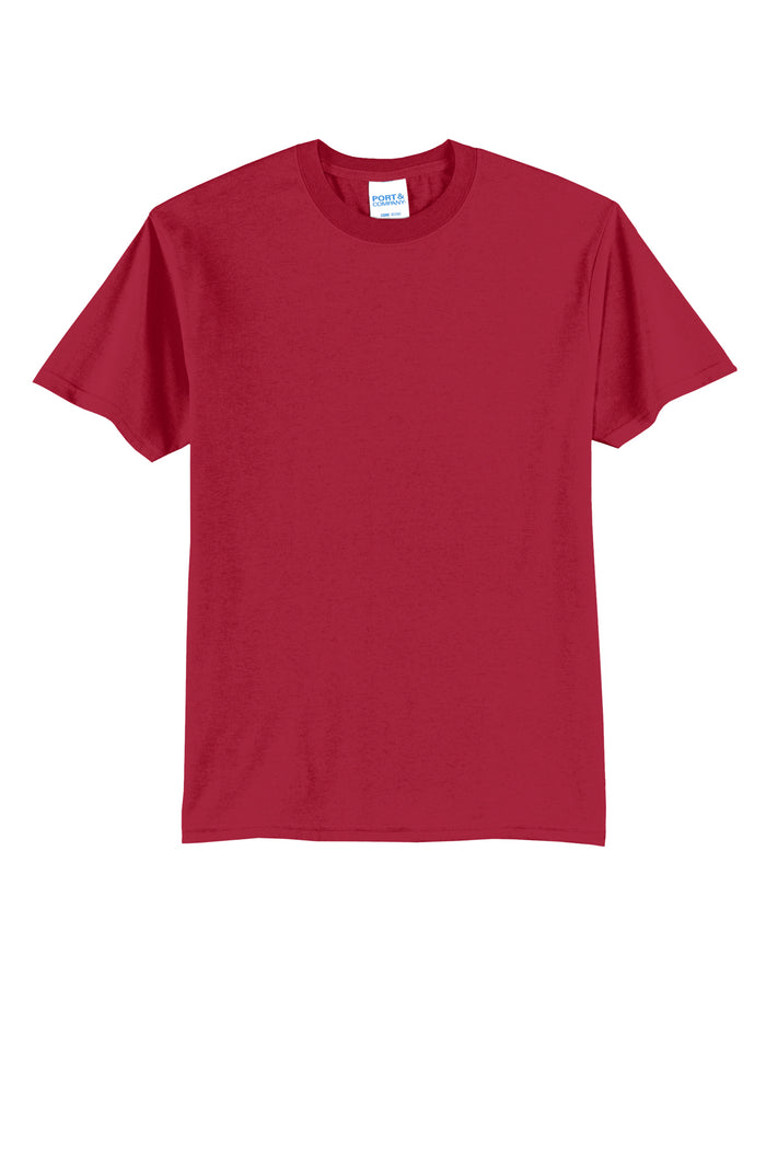 PORT & CO - RED - CORE BLEND TEE