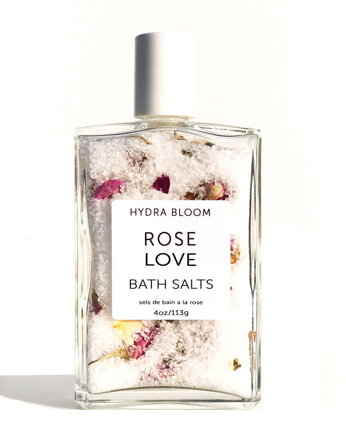 Rose Love Organic Bath Salts - 8.5oz | Hydra Bloom