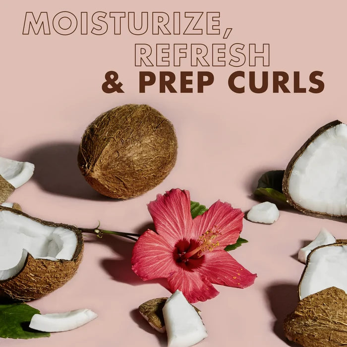 SHEA MOISTRE coconut & hibsicus kids leave in conditioner milk w shea butter color safe ليف إن كوندشنر للأطفال بجوز الهند والكركديه لترطيب وفك التشابك من شيا مويستر