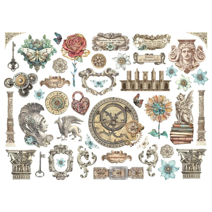 Stamperia - Die-Cuts - Sir Vagabond In Fantasy World. While you need the perfect paper to start your project, you also need the perfect embellishment to finish your project! Available at Embellish Away located in Bowmanville Ontario Canada.