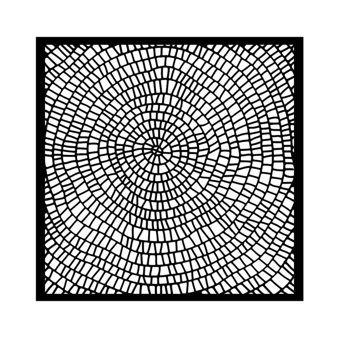 Stamperia - Thick Stencil - Whispering Woods - Bark Pattern. Available at Embellish Away located in Bowmanville Ontario Canada.