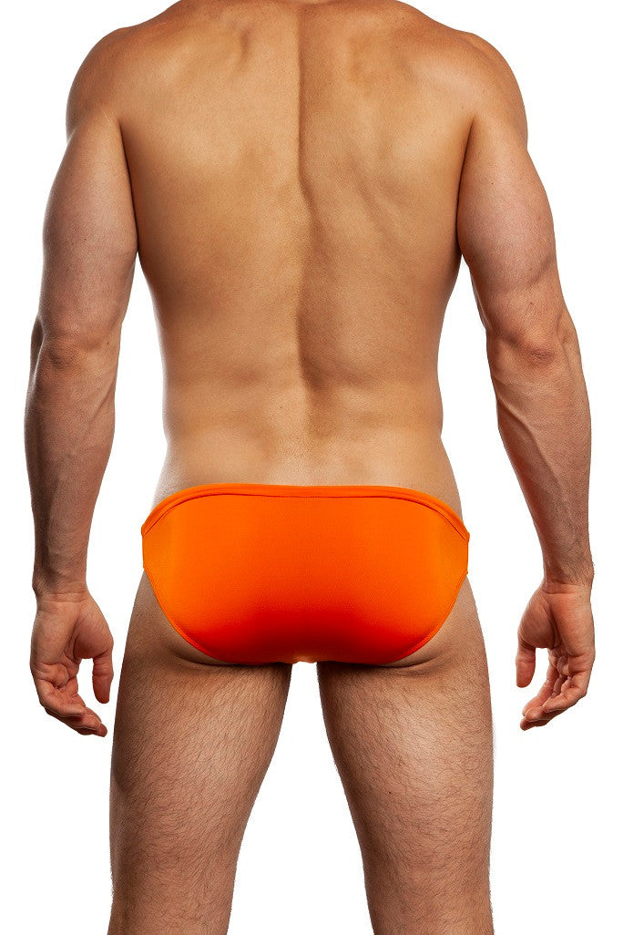 Jack Adams Team 1" Swim Brief in orange - men's premium, sexy swimwear