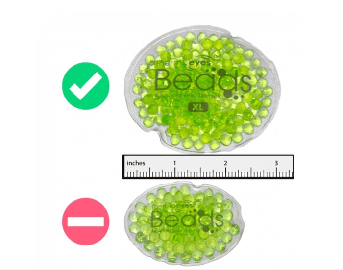 TRANQUILEYES® XL THERMOEYES™ BEADS XL Replacement (1 SET)