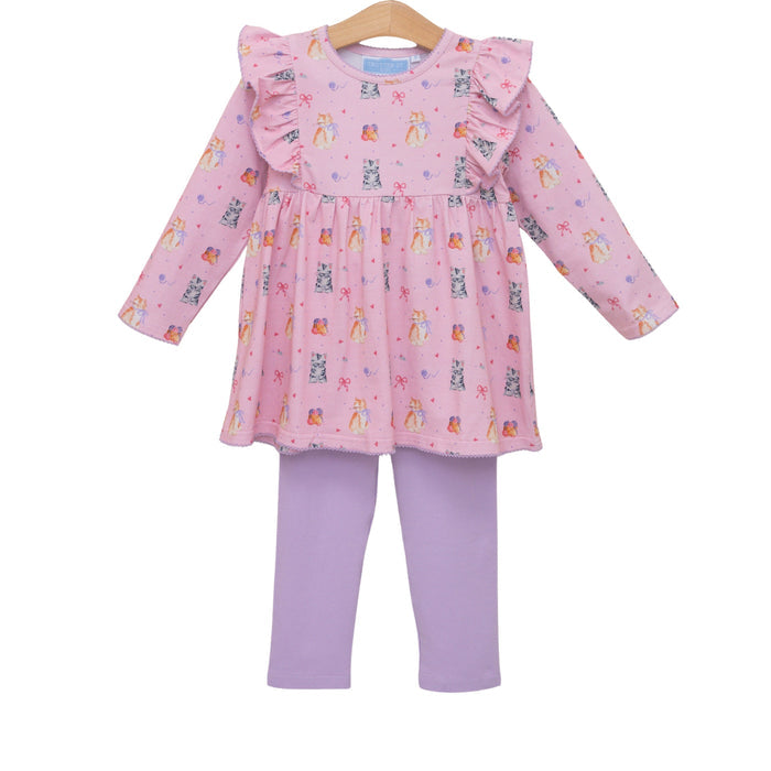 Trotter Street Fluffy Friends Pant Set