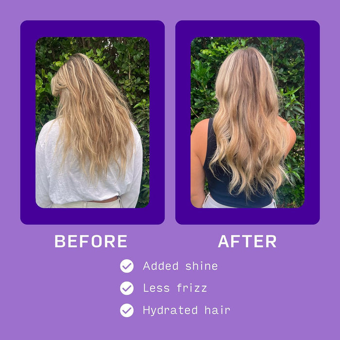 V & CO wavy hair shampoo + peptides curlty free no sulfates no parabens شامبو الشعر المموج