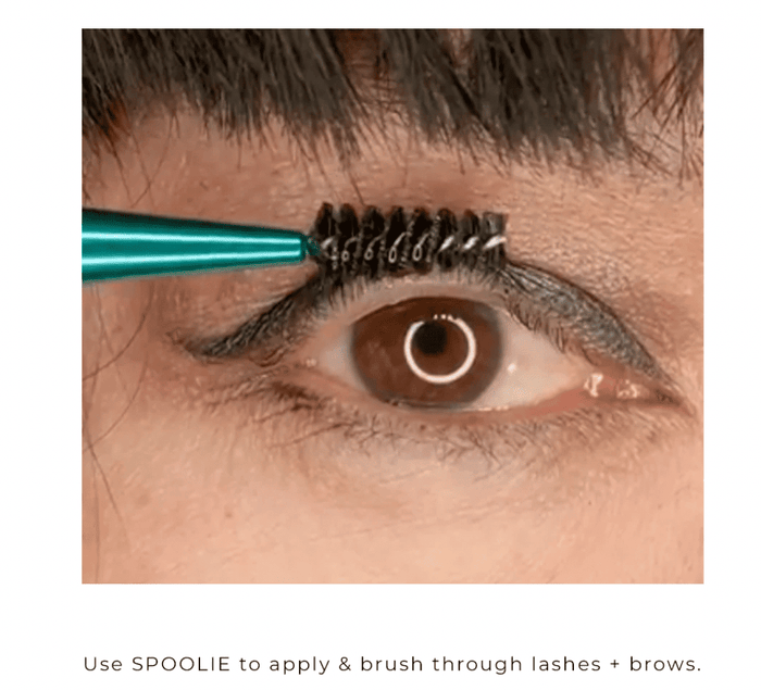 WE LOVE EYES Lashfull Thinking™ Dab n Spoolie Lash + Brow Serum Brush