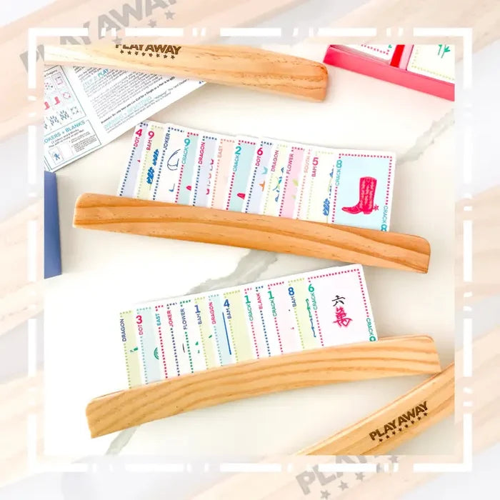 Wooden Card Rack-Set of 4