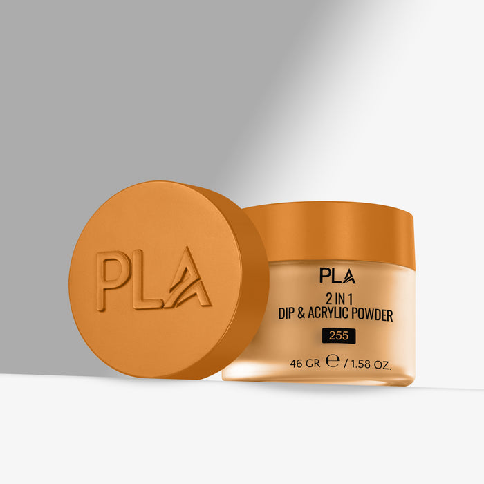 PLA 2 in 1 Dip & Acrylic Powder container with lid on a gray background