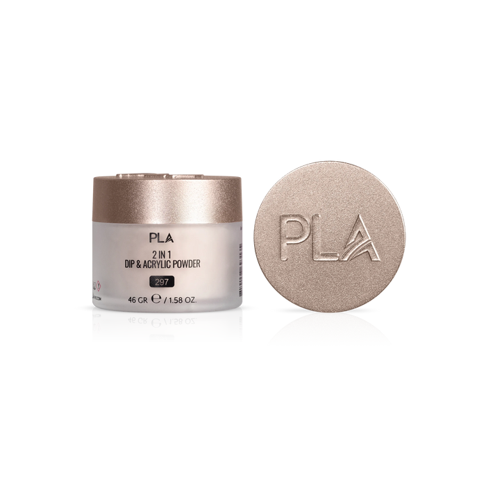 PLA 2in1 Dip & Acrylic Powder container with lid on a white background