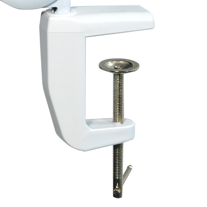 3 Diopter (1.75X) LED Magnifying Lamp with Clamp - 6-inch Glass Lens (Removable)