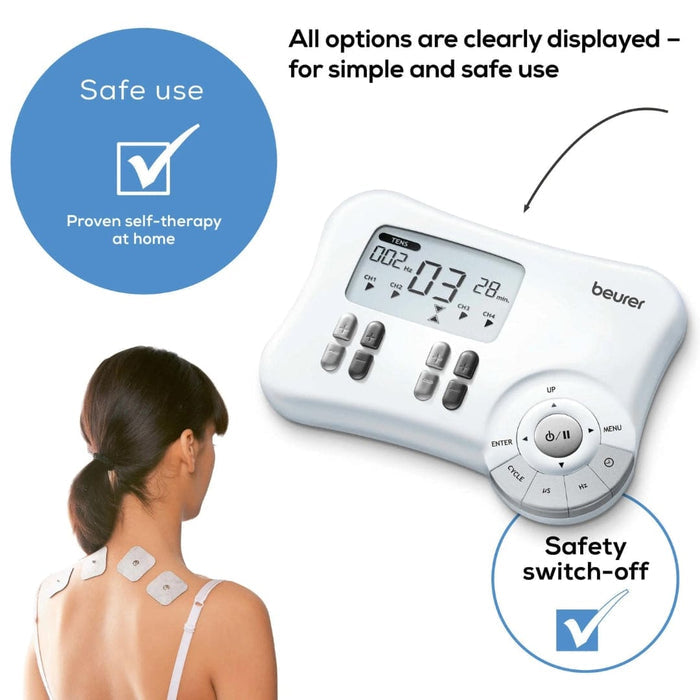 3-in-1 Digital TENS/EMS unit EM 80 | BEURER