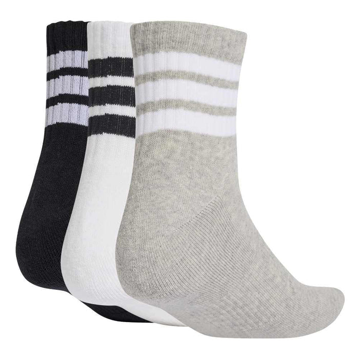 3 Pack Caña Media Adidas 3s Ess C MID 3p Unisex