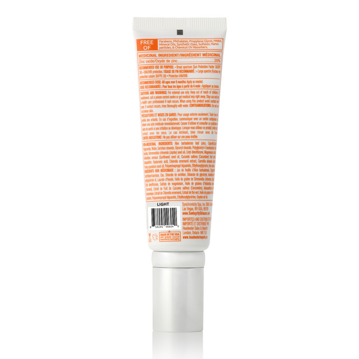 Suntegrity-5 IN 1 Natural Moisturizing Face Sunscreen SPF 30-Sun Care-CanadaTubeBack-LIGHT-The Detox Market |