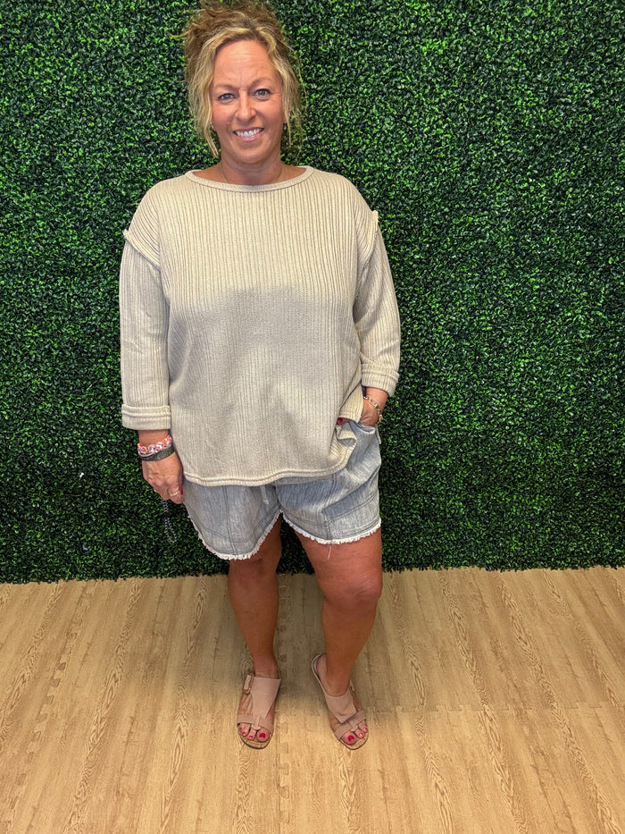 New In/Very J Chambray Short